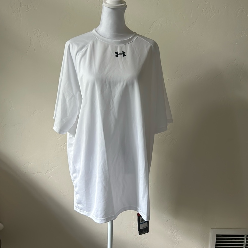Under Armour Men’s Moisture Wicking T-Shirt. NWT. White. XL